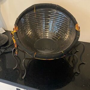 Longerberger Halloween spider basket with all accessories